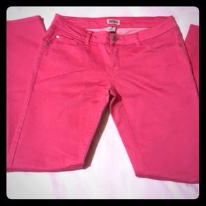 Pink jeans